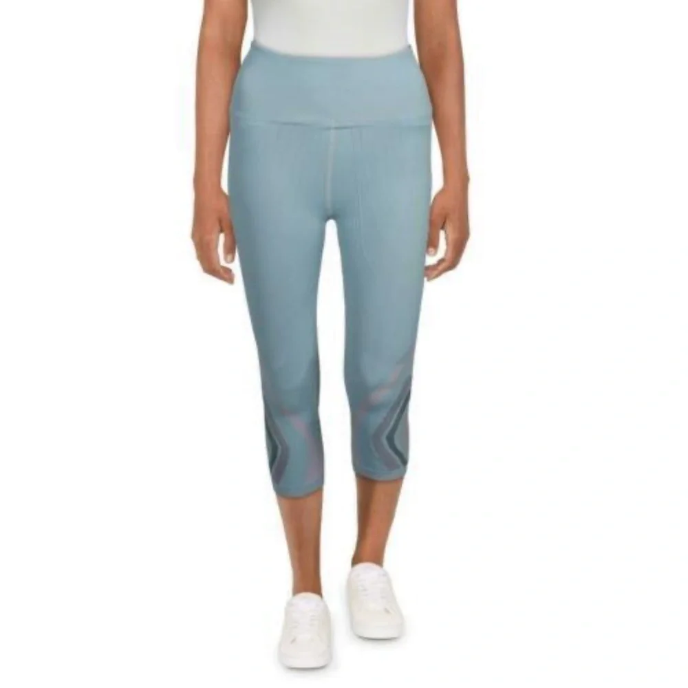 NWT Free people movement essence high waisted 7/8 leggings blue pink xs/sm